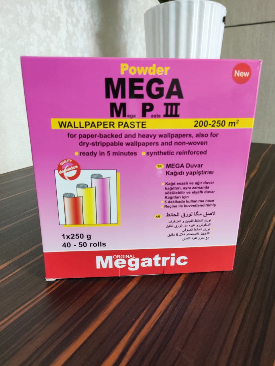 چسب کاغذدیواری مگا, چسب کاغذدیواری MEGA